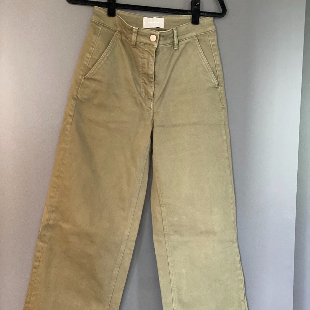 Everlane Wide Leg Crop Pant [Size 4, Regular]